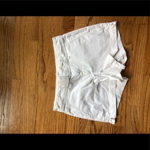 Women’s white city shorts